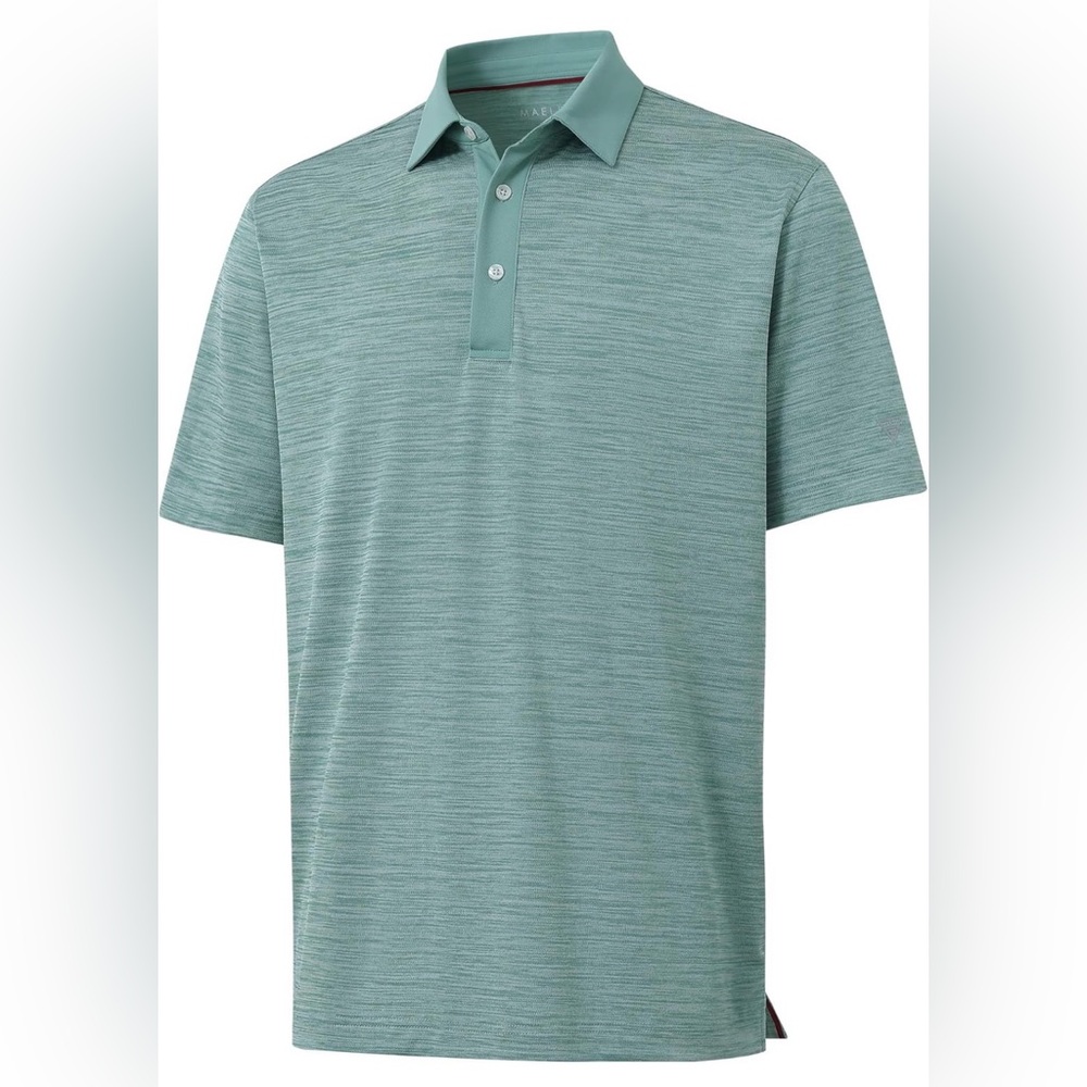 M02 NWT M MAELREG Dry Fit Short Sleeve Moisture Wicking Golf Polo Shirt - Sz: L